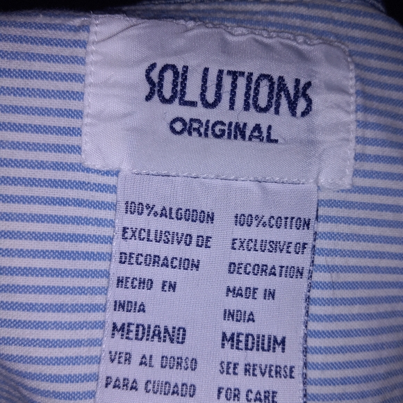 Vintage pinstripe Barns and Chickens button down - Picture 3 of 5